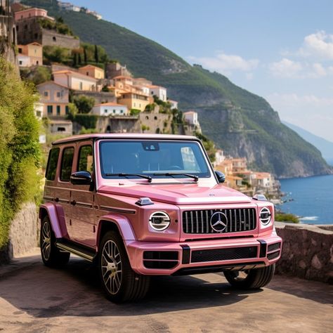 Light Pink Mercedes G Wagon AMG G63 Positano Coast Beautiful Digital Download Art - Etsy UK Pink Mercedes G Wagon, G Wagon Amg G63, Pink Mercedes, G Wagon Amg, Amg G63, Pink Cars, Dream Cars Mercedes, Mercedes G Wagon, Dream Cars Jeep