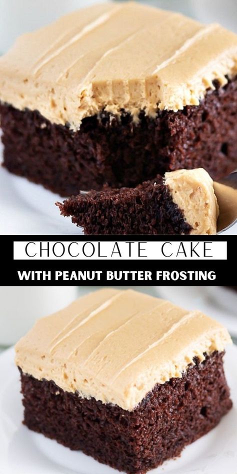 Chocolate Cake With Peanut Butter, Cake With Peanut Butter Frosting, Peanut Butter Frosting Recipe, Peanut Butter Icing, Chocolate Desserts Cake, The Best Chocolate Cake, Chocolate And Coffee, Chocolate Peanut Butter Cake, The Cheesecake Factory