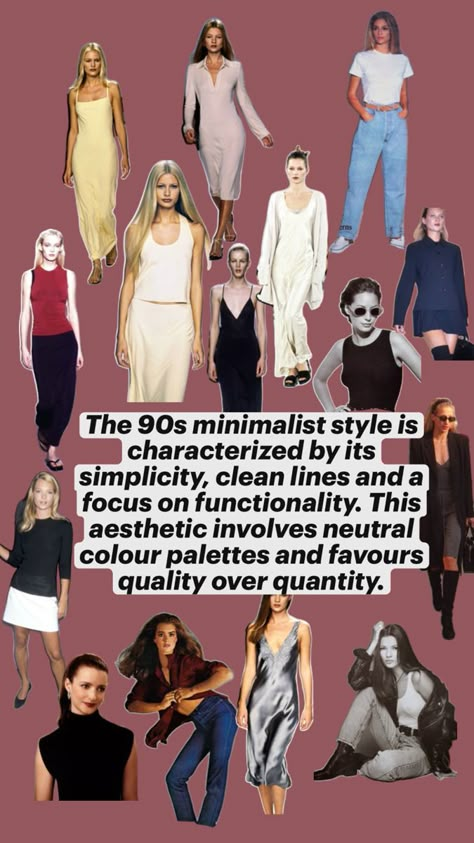 90s Fashion Outfits 1990s Style, 90s Minimalism Fashion, 90s Minimalism, Neutral Color Palettes, 90s Inspired Outfits, 2000 Fashion, Fashion 90s, White And Beige, 90s Fashion Outfits