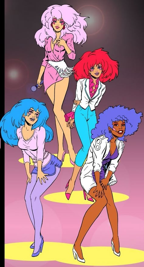 Gem And The Holograms, Jem Cartoon, Best 80s Cartoons, 80s Wallpaper, Arte Sailor Moon, Jem And The Holograms, 80s Cartoon, 90s Cartoon, 80s Cartoons