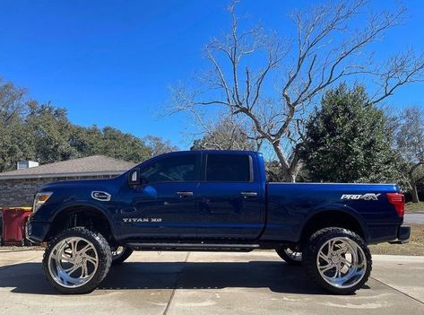 Nissan Titan XD equipped with a Fabtech 6” Lift Kit and Dirt Logic 2.5 Resi Coilovers Nissan Titan Lifted, Nissan Titan Truck, Toyota Surf, 2012 Toyota Tundra, Nissan Titan Xd, Nissan Titan, Offroad Trucks, A Truck, Toyota Tundra