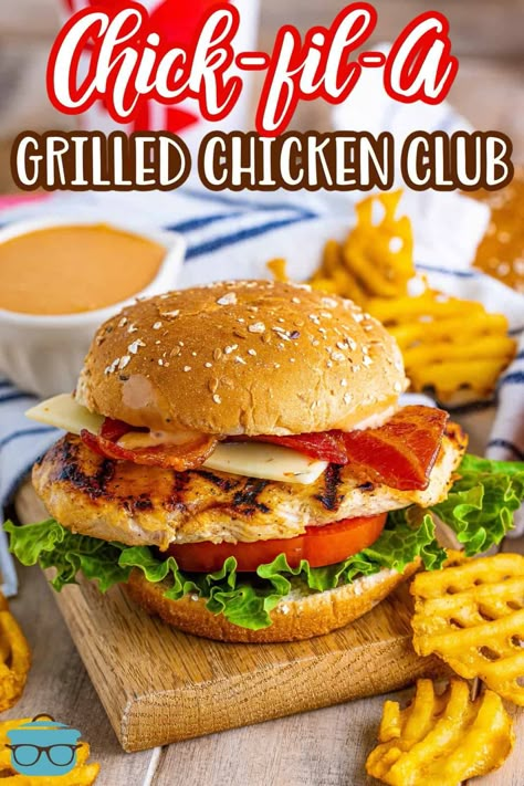 Club Chicken Sandwich, Grilled Chicken Sandwich Healthy, Grilled Bbq Chicken Sandwich, Chicken Club Sandwich, Grilled Chicken Sandwich Recipes, Grilled Chicken Burgers, Chick Fil A Sandwich, Club Sandwich Chicken, Grilled Chicken Sandwich