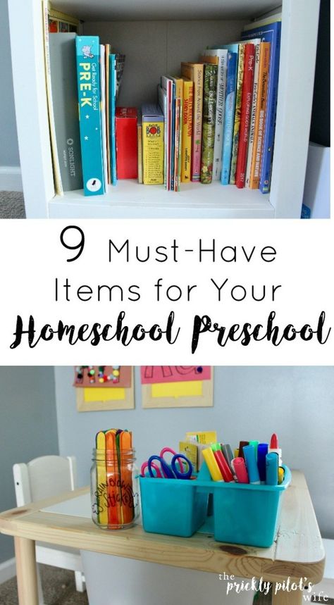 Preschool Homeschool Room, Busy Mom Planner, Preschool Set Up, At Home Preschool, Homeschool Room Organization, Preschool Homeschooling, Preschool Supplies, Homeschool Room Ideas, Homeschool Preschool Curriculum