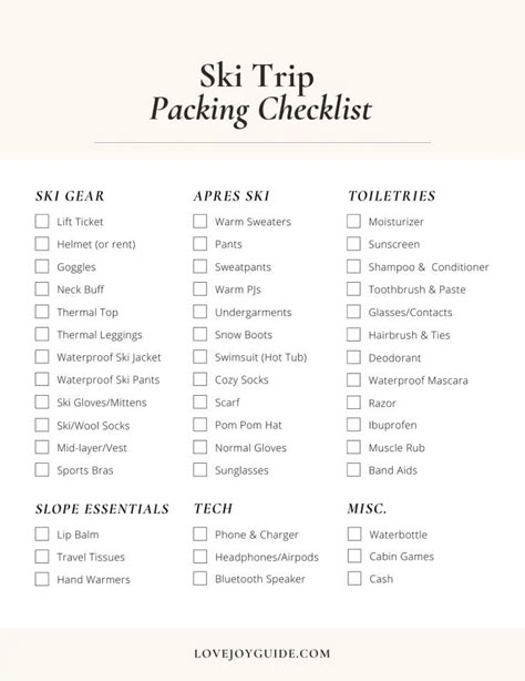 School Ski Trip Packing List, Packing List For Ski Trip, Ski Checklist, Ski Packing List, Ski Packing, Winter Trip Packing List, Colorado Ski Trip, Ski Trip Packing List, Ski Trip Aesthetic