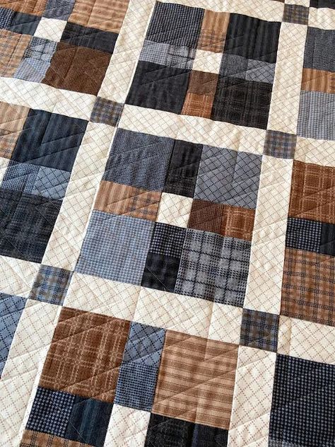 Flannel Quilt Patterns, Flannel Quilts, Scrappy Quilt Patterns, Fat Quarter Quilt, Plaid Quilt, Scrap Quilt Patterns, Denim Quilt, Lap Quilts, Patchwork Quilt Patterns