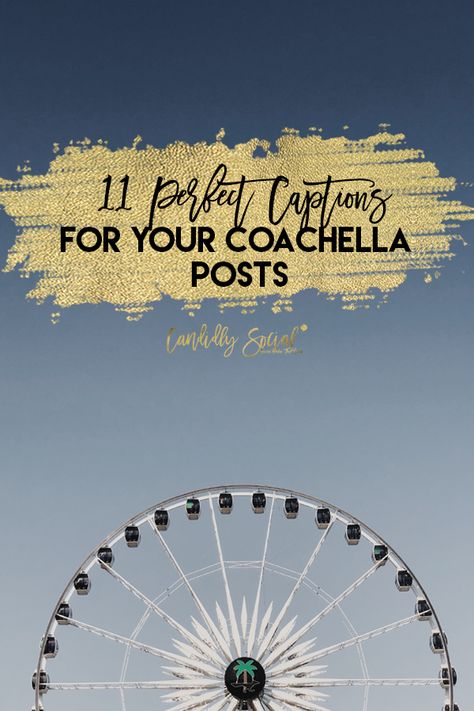 The perfect captions to match your Coachella pictures Coachella Instagram Captions, Coachella Captions, Festival Captions For Instagram, Coachella Quotes, Festival Captions, Coachella Pictures, Marketing Design Ideas, Coachella Fest, Infographic Social Media