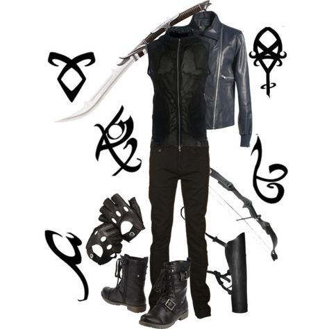 Male Shadowhunter Gear Shadowhunter Gear, Warrior Outfit, Hunter Outfit, Mortal Instruments, Shadow Hunters, The Mortal Instruments, Shadowhunters, Grown Up, Motorcycle Jacket