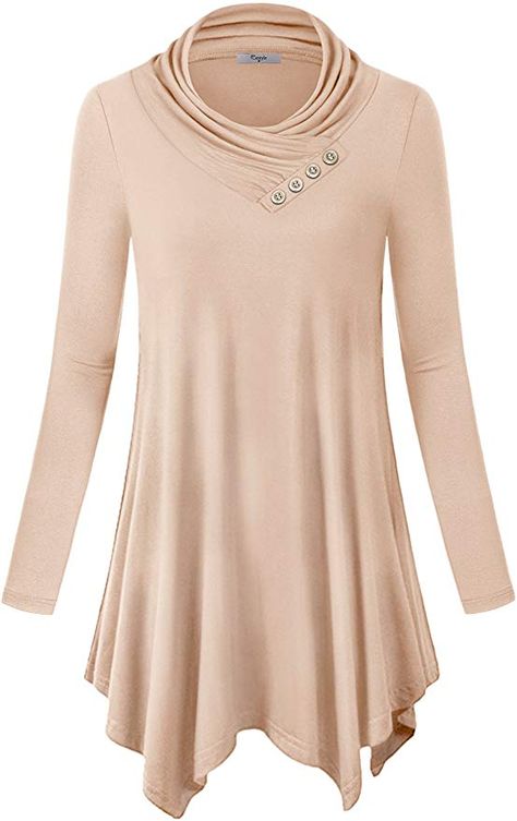 Spring Work Fashion, Casual Women Sweaters, Tunic Tops Pattern, Sixty And Me, Flowy Tunic Tops, Flowy Tunic, Tunic Shirt Dress, Christmas Outfits Women, Tunic Tops Casual