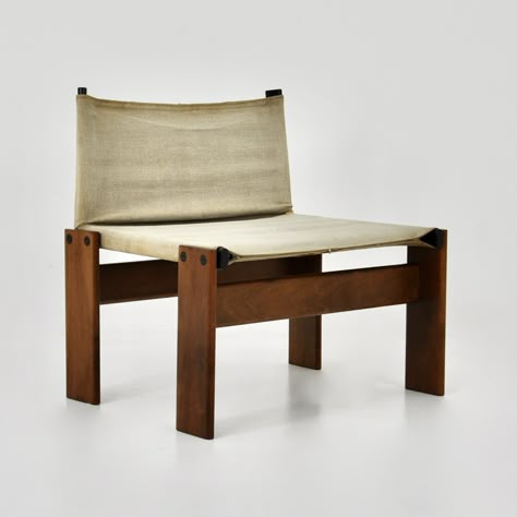 Tobia Scarpa Chair, Wood Accent Chair, Wooden Lounge Chair, Flat Furniture, Surf Coffee, Tobia Scarpa, Loose Furniture, Low Chair, Walnut Furniture