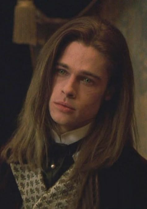 Brad Pitt Vampire, Louis Iwtv, Brad Pitt Interview, Vampire Clothing, Louis Interview With The Vampire, Alucard Tepes, Brad Pitt Movies, Rick Fox, Lestat Louis