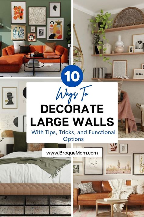 how to decorate a large wall beautifully House Inner Design, Entryway Black And White, Family Entryway, Dorm Canvas, Quotes Bathroom, Makeover Madness, Shelves Around Tv, Farmhouse Staircase, Staircase Hallway