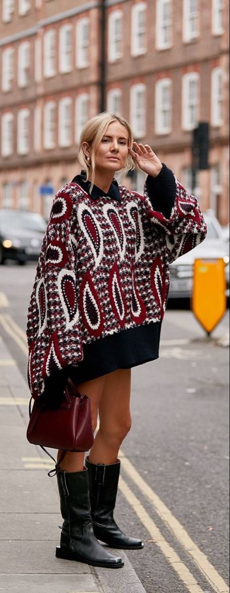 London Street Style Spring, Knitwear Trends, Fashion Week Spring 2020, Tokyo Street Fashion, London Street Style, Looks Street Style, Creation Couture, Dress Boots, Spring Street Style