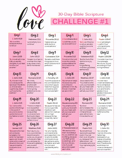 Love God and Love People + FREE 30-Day Love Challenge | Wildly Anchored 31 Days Bible Challenge, 30 Day Bible Challenge For Women, Gods Love Scripture, Scripture Challenge, Bible Plans, Love God Love People, Scripture Writing Plans, Scripture Writing, Writing Plan