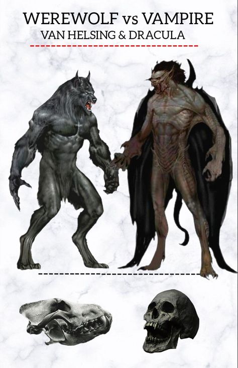 Van Helsing and Dracula in Conceptual Arts Van Helsing Werewolf Art, Vampire Van Helsing, Werewolf Van Helsing, Fantasy Creatures Art Humanoid, Van Helsing Art, Werewolf Rpg, Werewolf Concept Art, Vampire Anatomy, Skinwalker Art