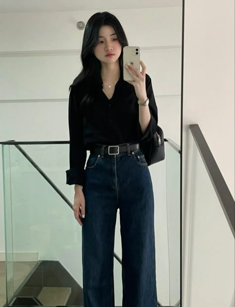 대학생 스타일, Office Fits, Simple Style Outfits, Uni Fits, Casual College Outfits, College Outfit, Korean Casual Outfits, College Fits, Everyday Fashion Outfits