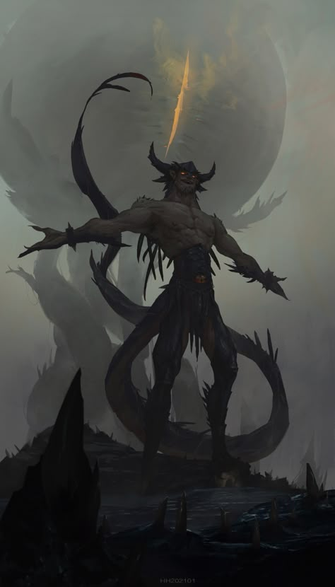 ArtStation - T28, LI HH Demon Design Character Concept, Dragon Horns Reference, Fantasy Demon Art, Fantasy Monster Art, Demon Concept Art, Demonic Art, Dream Demon, Demon Character, Demon Design