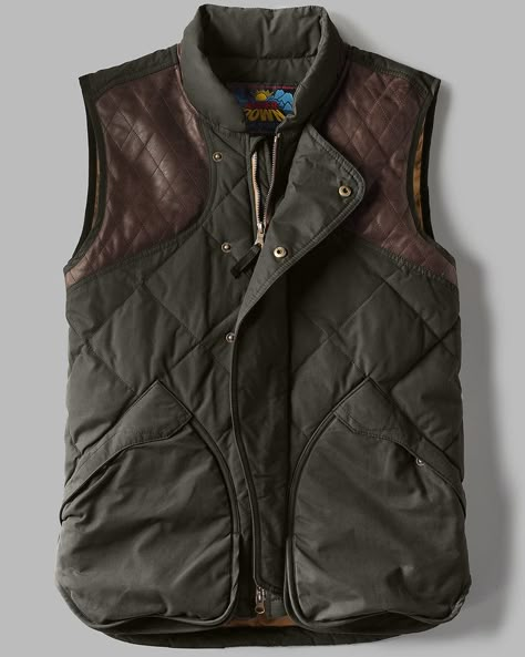 Men's 1936 Skyliner Model Down Hunting Vest Chaleco Casual, Hunting Vest, Motorcycle Suit, Mens Fashion Rugged, Mens Attire, Hunting Jackets, Sports Shops, Hunting Clothes, Men's Vest