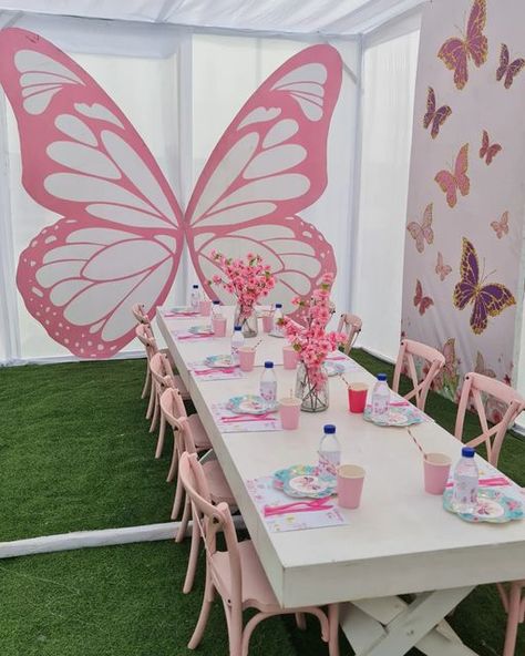 Kids Party Planner on Instagram: "Obianuju is One! Butterfly themed party 🦋 ❤️ Dm us for booking #Butterflyparty #butterflytheme #butterfly #🦋butterfly🦋" Butterfly Themed Party, Bday Brunch, Spring Luncheon, Butterfly Birthday Party Decorations, Butterfly Themed Birthday Party, Butterfly Theme Party, 5th Birthday Girls, Kids Party Planner, Butterfly Birthday Party