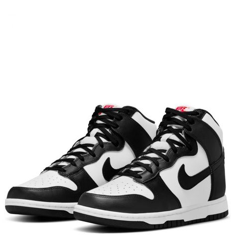 Nike Dunk High Women, Nike Dunk High Panda, Nike Models, White High Tops, Nike Dunk High, Dunk High, Shoes Nike, Nike Dunk, Nike Dunks