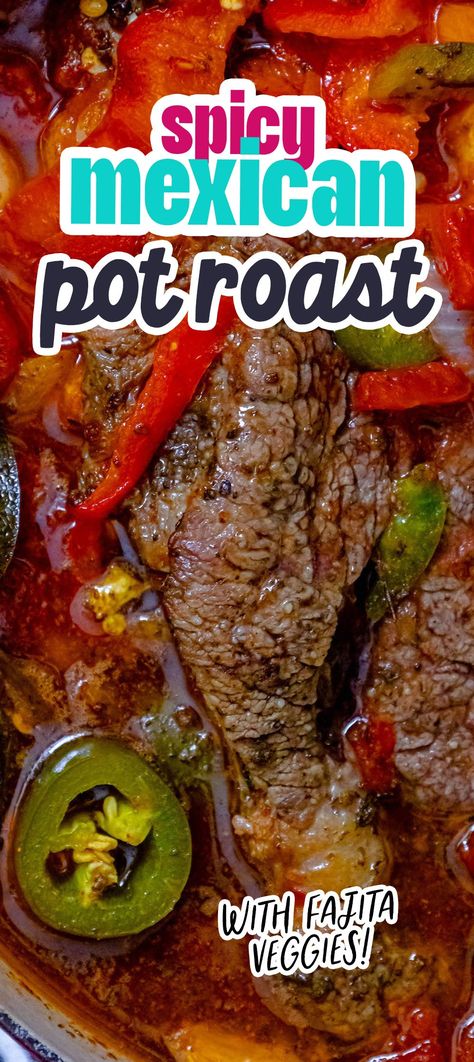 Mexican Roast Instant Pot, Guajillo Chile Pot Roast Pioneer Woman, Roast Mexican Crock Pot, Spicy Pot Roast Crock Pot Recipes, Pot Roast Mexican Style, Pork Roast Crock Pot Recipes Slow Cooker Mexican, Rump Roast Mexican Recipes, Mexican Chuck Roast Recipes Instant Pot, Guajillo Chile Pot Roast