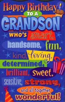 Grandson Birthday Quotes, Happy Birthday Grandson Images, Grandson Birthday Wishes, Happy Birthday Humorous, Grandson Quotes, Birthday Grandson, Happy Birthday Grandson, Grandson Birthday Cards, Birthday Wishes For Kids