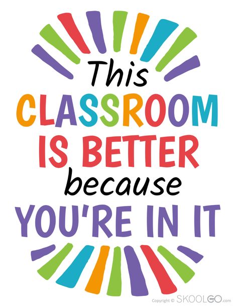 Teacher Posters Inspirational, Motivational Quotes Positive Classroom, Quotes For English Classroom, Grade 1 Posters, Class Motivation Ideas, Educational Charts For Classroom, Cute Quotes For Classroom, Aesthetic Quotes For Classroom, Classroom Motivation Ideas