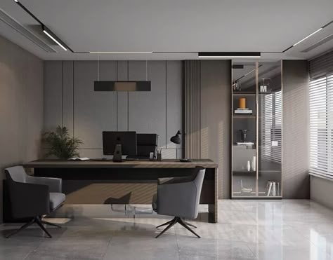 Vip Office Design, Modern Ceo Office Interiors, Small Office Cabin Design Modern, Office Ceo Room Design, Minimalist Ceo Office, Office Cupboard Design Cabinets, Md Room Office Interior Design, Md Room Office Interior, Conference Room Design Modern