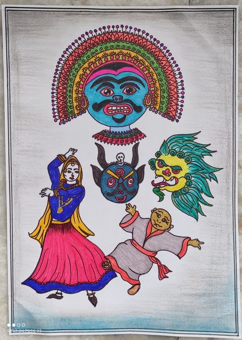 Different types of #Sikkim dance# in one poster #drawing# Sikkim Dance, Sikkim Drawing, Culture Of Sikkim Drawing, Dance Drawing, Dancing Drawings, Poster Drawing, Folk Dance, Poster Making, Clip Art