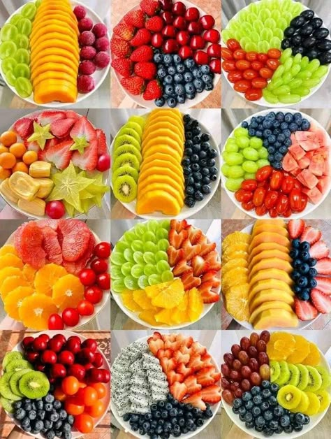 Amazing Food Platters, Fruit Platter Designs, Fruit Smoothie Recipes Healthy, Berbuka Puasa, Decorações Com Comidas, Healthy Food Menu, Resep Diet, Catering Ideas Food, Makanan Diet