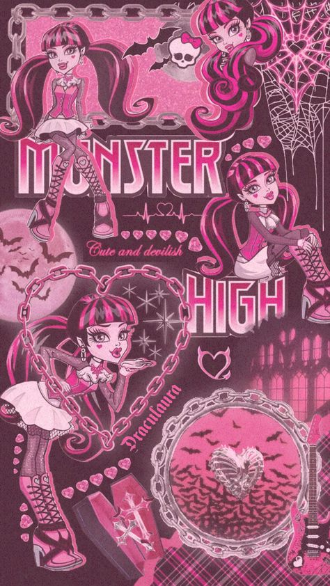 My entry for @Bobcatuma comp🩷🖤, i was thinking entry with my lagoona shuffle cause I think it’s prettier that this but idk#monsterhigh#draculaura#pink#black#vampire#wallpaper Vampire Wallpaper, Pink Wallpaper Desktop, Black Power Art, Cute Iphone Wallpaper, Black Vampire, Pretty Wallpaper Ipad, Arte Monster High, Jelly Wallpaper, Monster High Pictures