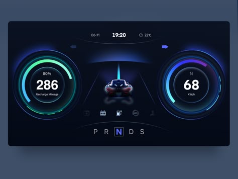 smart Car Dashboard Design HMI by JiangJianger | Dribbble | Dribbble Car Dashboard Design, Social Media Dashboard, Car App, Kpi Dashboard, Car Ui, Car Display, Dashboard Car, Blond Amsterdam, Dashboard Ui