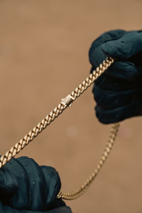 * Pendants will not fit on this chain This product is guaranteed for life. It will NOT turn your neck green, tarnish or rust Available Chain Sizes 18", 20", 22", 24" Chain Type 8mm Cuban Link Chain with Click Lock Clasp Materials: 18K Gold Plated Stainless Steel Cuban Link Chain, Cuban Link, Link Chain, For Life, Rust, 18k Gold, Stainless Steel, Chain, Green