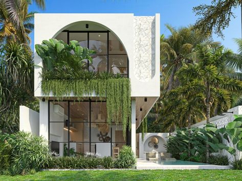 Bali Villa Design Ideas: Top 6 Designs for Your Dream Villa in Bali Coastal Bali Home, Bali Villa Design Tropical Homes, Villa Bali Design, Bali Villa Design, Tropical Villa Design, Balinese Villa, Villa Designs, Bali Architecture, Villa In Bali