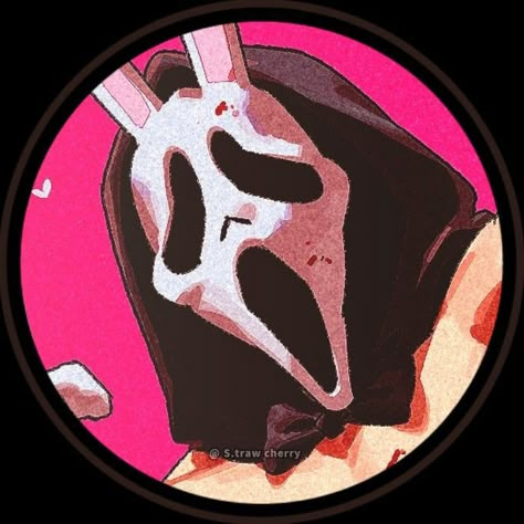 Ghostface Banner, Ghost Face Drawing, Ghostface Pfp, Scream Pfp, Edgy Pfp, Danny Johnson, Disc Pfp, Round Pfp, Ghostface Scream