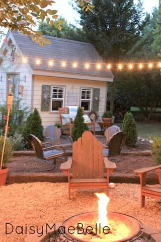 backyard-firepit Patio Set Up, Fire Pit Materials, Fire Pit Area, Backyard Fire, Fire Pit Backyard, Garden Tours, Dream Backyard, Backyard Fun, English Cottage