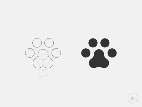 I made this cat paw icon for a cool @kickstarter project called - Not Yet Decided which successfully reached it's 10K€ goal.  Lately, I’m more active on Instagram. You will find my newest work, tip... Paw Logo Design, Pet Icon, Cats Logo, Cat Logo Design, Dog Logo Design, Pet Branding, Paw Logo, Pet Logo, Logo Instagram