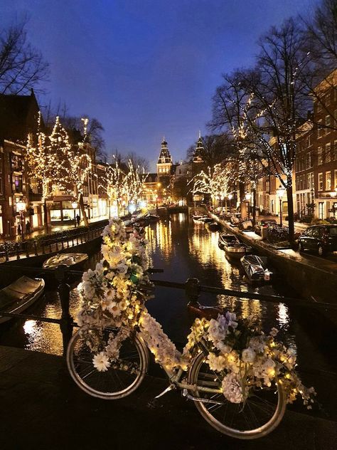 Amsterdam Christmas, Amsterdam Winter, Christmas World, Amsterdam Canals, Morning Vibes, I Amsterdam, Europe Winter, Amsterdam Travel, Amsterdam City