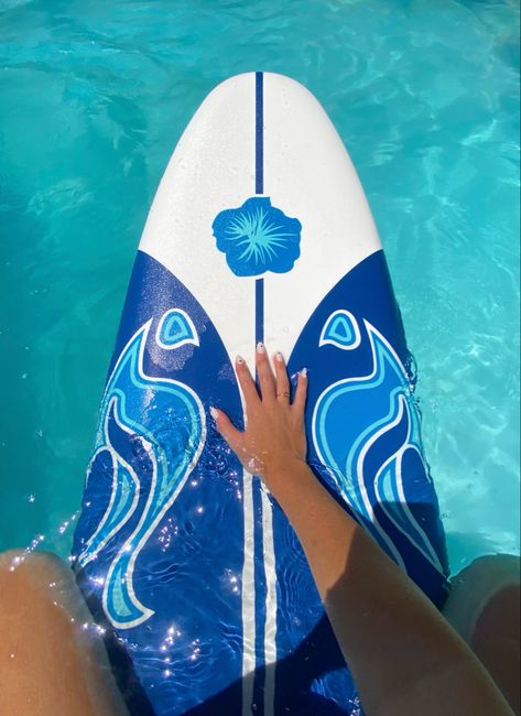 Surfboard Painting, Surf Aesthetic, Ocean Girl, Surfboard Art, Surfboard Design, Surf Board, Ocean Vibes, Summer Goals, Summer Feeling