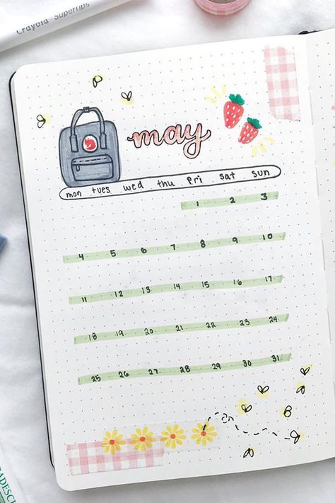 Minimalist Bullet Journal Monthly Calendar Template For School - Bullet Journal Spread #bulletjournalmonthcalendar #bulletjournalcalendarlayout #bulletjournalmonthlyspreads #bulletjournalminimalist #bulletjournalideasforbeginners Bullet Journal Monthly Calendar, Bullet Journal Month, Journal Calendar, Penanda Buku, Bullet Journal Ideas Templates, Album Journal, Bullet Journal Cover Ideas, Bullet Journal Notes, Bullet Journal Paper