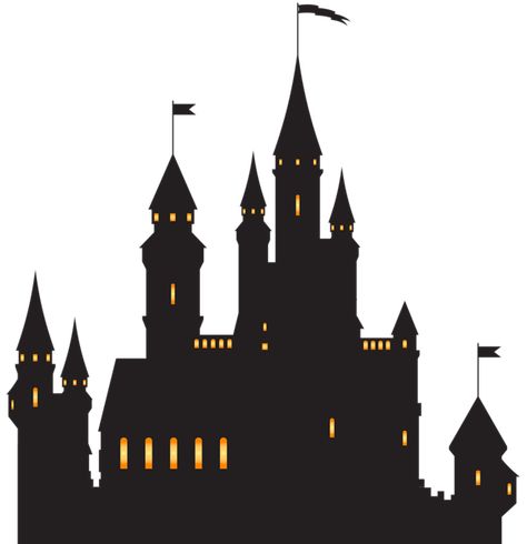 Hogwarts Art Castle, Hogwarts Castle Silhouette, Hogwarts Silhouette, Castle Clipart, Harry Potter Castle, Harry Potter 3d, Imprimibles Harry Potter, Castle Vector, Castle Svg