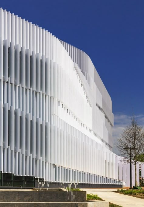 Gallery of Hunt Library / Snøhetta - 5 Facade Pattern, Building Skin, Facade Material, Architecture Facade, Curtain Wall, Building Facade, Architecture Exterior, Facade Architecture, Modern Buildings