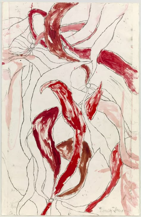 Louise Bourgeois. Les Fleurs. 2007 | MoMA Louise Bourgeois Drawing, What Is Drawing, Louise Bourgeois Art, Art Terms, Art Web, Louise Bourgeois, The Museum Of Modern Art, Modern And Contemporary Art, Print Book