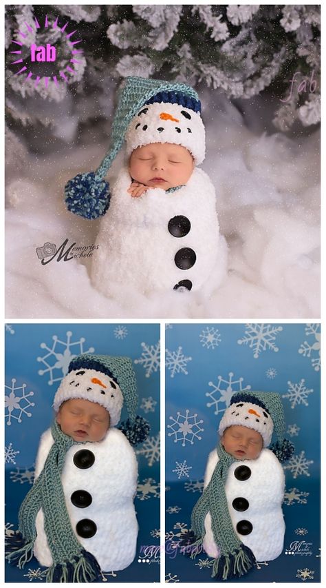 Crochet Newborn Snowman Hat, Scarf, and Cocoon Crochet Pattern Crochet Infant Photo Props Free Pattern, Crochet Blanket Size Chart, Crochet Cocoon Pattern Free, Crochet Blanket Size, Easy Crochet Blankets, Crochet Newborn Boy, Blanket Size Chart, Crochet Blanket Easy, Crochet Cocoon Pattern