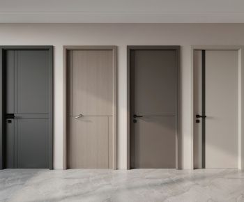 Modern Single Door 3D Model Download - Model ID.724039088 | 1miba Modern Minimalist Door Design, Laminated Doors Design, Door Groove Design, Flash Door Design, Laminate Door Design Modern, Minimalist Door Design, Indoor Doors Modern, Hpl Door, Wooden Doors Interior Modern