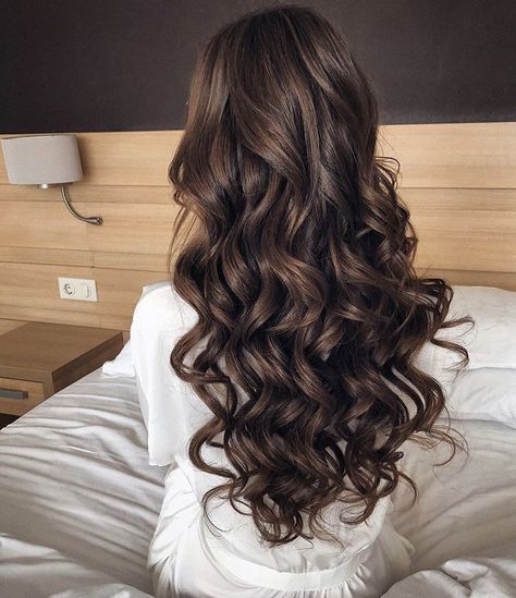 Curl Hairstyles For Prom, Aesthetic Curls Hairstyles, Curls For Prom Long Hair, Hair Curled For Prom, Curl Hairstyle For Graduation, Curled Hair For Graduation, Curls Hairstyles For Prom, Wavy Hair Inspo For Prom, Formal All Down Hairstyles