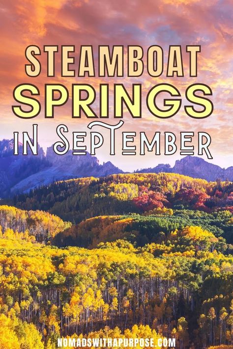 Steamboat Springs Colorado Fall, Steamboat Colorado, Fall Hikes, Landscape Reference, Steamboat Springs Colorado, Road Trip To Colorado, Spring Camping, Colorado Fall, Colorado Adventures