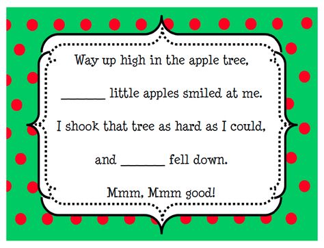 Way up high in the apple tree, 5 little apples smiled at me! So I shook that tree as hard as I could, and down came the apples and mmm! Were they good! Fun song for September! Apple Tree Song, Kindergarten Classroom Ideas, Teaching Job Interview, Apple Song, Preschool Apple Theme, Apple School, Music For Toddlers, Apple Preschool, Apple Unit