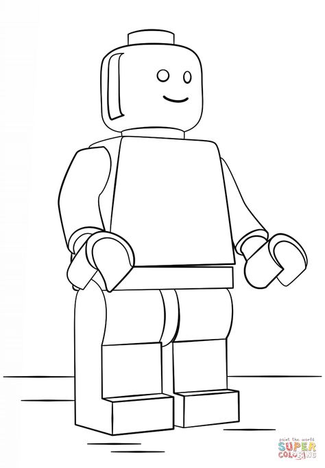 Lego Tattoo, Lego Printables, Lego Coloring, Lego Coloring Pages, Free Lego, Lego People, Rainbow Canvas, Lego Man, Lego Characters