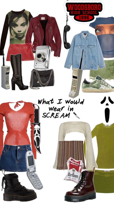 Outfit inspo for scream movie Movie Outfit, Movie Outfits, Scream Movie, Scream, Outfit Inspo, Clothes