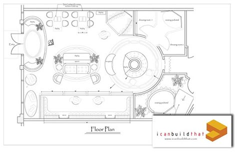 Bridal Showroom Bridal Room Interior Design, Fashion Showroom Design, Boutique Plan Layout, Bridal Shop Design, Bridal Showroom Interior Design, Store Plan Layout, Clothing Store Plan, Wedding Shop Interior, Boutique Floor Plan Store Layout